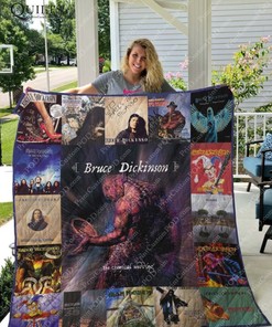 Bruce Dickinson Albums For Fans Collected Quilt Blanket Bedding Set