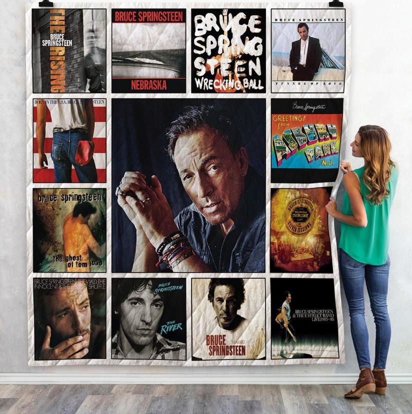 Bruce Springsteen Album 2 Quilt Blanket Bedding Set