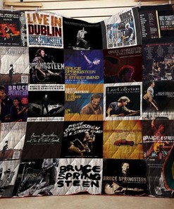 Bruce Springsteen Live Albums Quilt Blanket Bedding Set For Fans