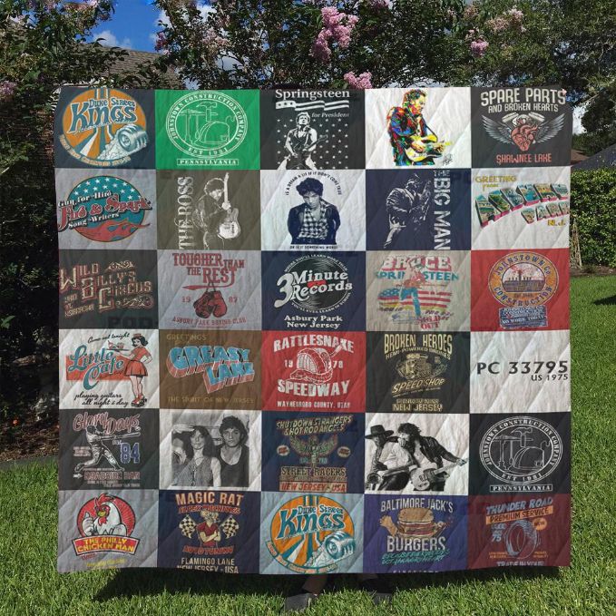 Bruce Springsteen Quilt Blanket Bedding Set For Fans