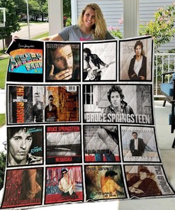 Bruce Springsteen Quilt Blanket Bedding Set for Home Décor