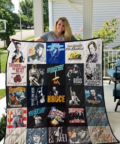 Bruce Springteen Quilt Blanket Bedding Set for Home Décor
