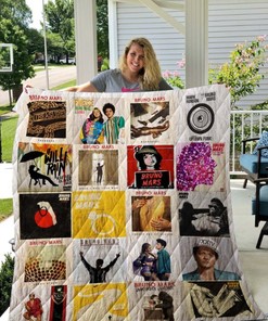 Bruno Mars For Fans Quilt Blanket