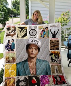 Bruno Mars Quilt Blanket Bedding Set for Home Décor
