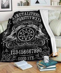 Brutal Ouija Sherpa Fleece Blanket Gifts for Family, for Couple