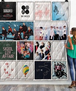 Bts Albums Quilt Blanket Bedding Set For Fans for Home Décor