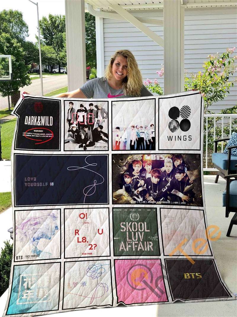 Bts Quilt Blanket Bedding Set