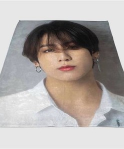Bts Summer Package Sherpa Fleece Blanket Gifts for Family, for Couple
