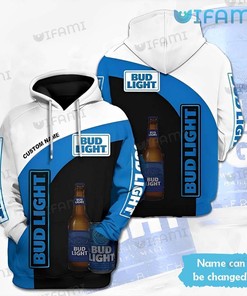 Bud Light Hoodie 3D Custom Name Beer Lovers Gift