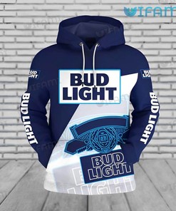 Bud Light Hoodie 3D Label Gift For Beer Lovers