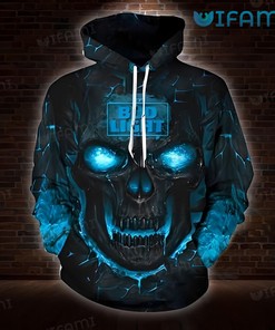 Bud Light Hoodie 3D Skull Beer Lovers Gift