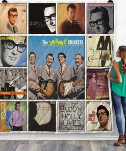 Buddy Holly Collection Quilt Blanket Bedding Set