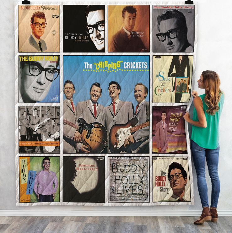 Buddy Holly Collection Quilt Blanket Bedding Set