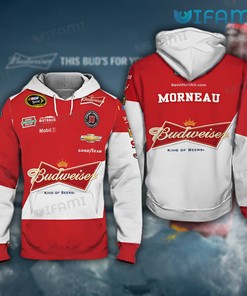 Budweiser Hoodie 3D Kevin Harvick Gift For Beer Lovers