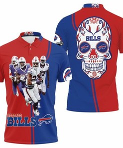 Buffalo Bills 2020 Afc East Division Champions Poco Loco Skull 3D All Over Print Polo Shirt
