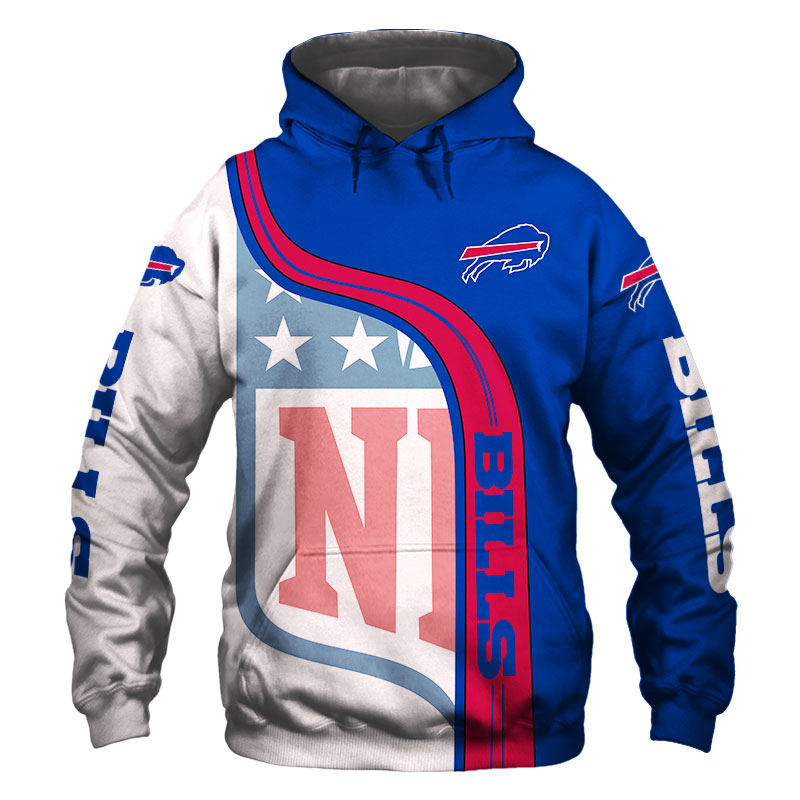 Buffalo Bills 3D Hoodie Pullover Zip Hoodie Nfl for Fans - Image 3