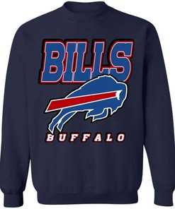 Buffalo Bills 90'S Style Retro Nfl Crewneck Sweatshirt