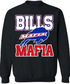 Buffalo Bills Bills Mafia Vintage Retro Style Nfl Crewneck Sweatshirt