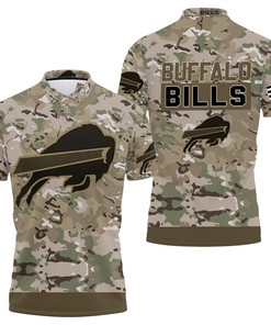 Buffalo Bills Camo Pattern 3d Jersey Polo Shirt All Over Print Shirt 3d T-shirt
