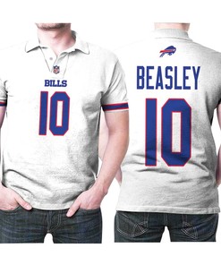 Buffalo Bills Cole Beasley #10 Nfl Great Player American Football Team Game White 3d Designed Allover Gift For Bills Fans Polo Shirt