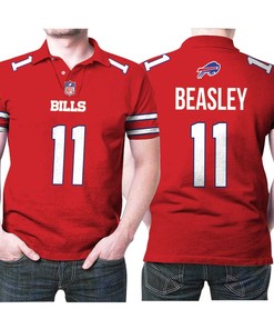 Buffalo Bills Cole Beasley #11 Great Player Nfl American Football Red Color Rush Jersey Style Gift For Bills Fans Polo Shirt