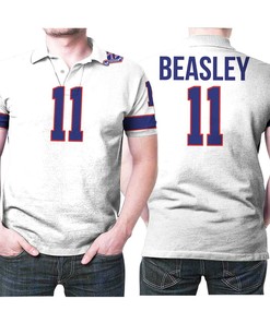 Buffalo Bills Cole Beasley #11 Great Player Nfl American Football Team White Vintage 3d Designed Allover Gift For Bills Fans Polo Shirt
