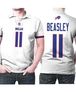 Buffalo Bills Cole Beasley #11 Nfl Great Player American Football Team Game White 3d Designed Allover Gift For Bills Fans Polo Shirt