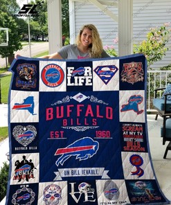 Buffalo Bills Collection Quilt Blanket Bedding Set