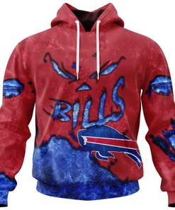 Buffalo Bills Hoodie 3D Devil Eyes Gift for Fans