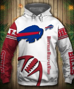 Buffalo Bills Hoodie 3D Graphic Balls Zip Hoodie Pullover