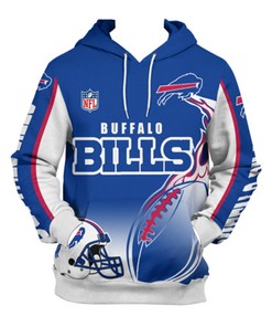 Buffalo Bills Hoodie 3D Zip Hoodie Cute Flame Balls Graphic Gifts for Fans