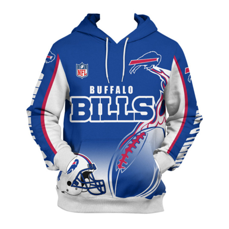 Buffalo Bills Hoodie 3D Zip Hoodie Cute Flame Balls Graphic Gifts for Fans