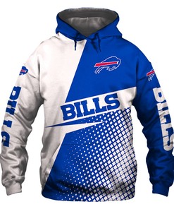 Buffalo Bills Hoodie Longsleve Zip Hoodie for Fan