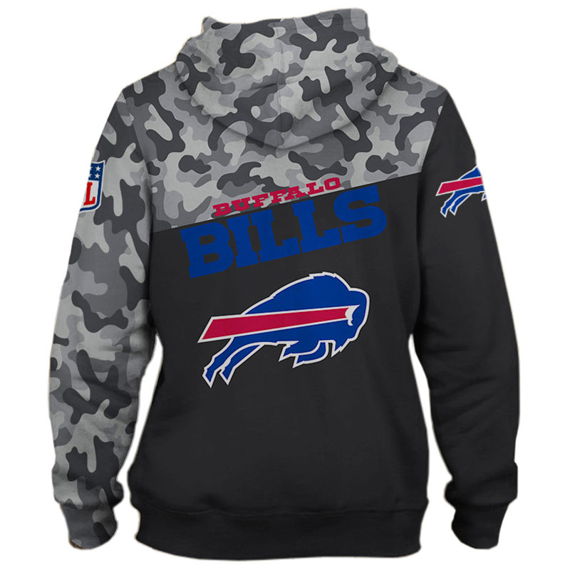 Buffalo Bills Military Hoodie 3D Zip Hoodie 3D Zip Hoodie Long Sleeve New Season - Image 2