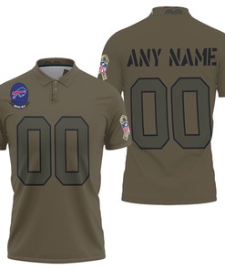 Buffalo Bills Nfl American Football Camo 2019 Salute To Service Custom Bills Fans Polo Shirt