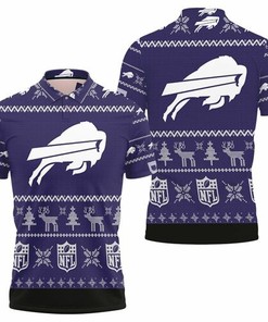 Buffalo Bills Nfl Ugly Christmas 3d Printed Sweatshirt Ugly Jersey 3D All Over Print Polo Shirt