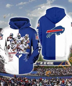 Buffalo Bills Player Signed Fan Hoodie 3d