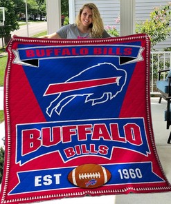 Buffalo Bills Quilt Blanket Bedding Set