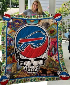 Buffalo Bills Quilt Blanket Bedding Set Gifts for Fans