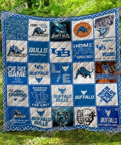 Buffalo Bulls Collected Ncaa Quilt Blanket Bedding Set