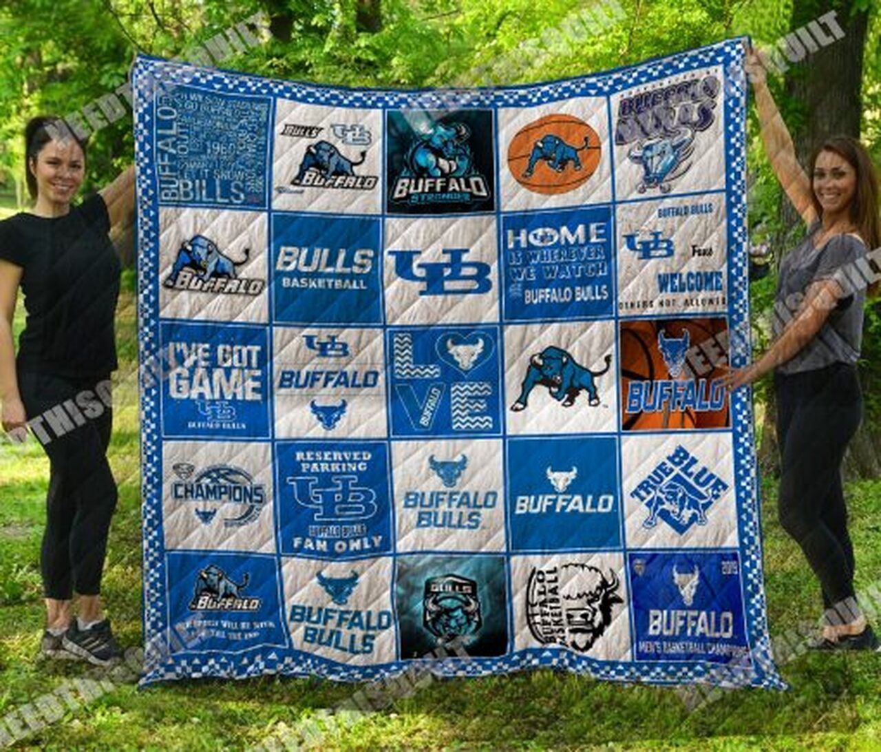 Buffalo Bulls Collected Ncaa Quilt Blanket Bedding Set