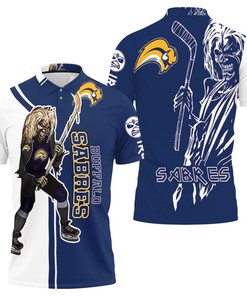 Buffalo Sabres And Zombie For Fans Polo Shirt All Over Print Shirt 3d T-shirt