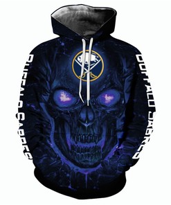 Buffalo Sabres Halloween Hoodie 3D Skulls Pullover Nhl