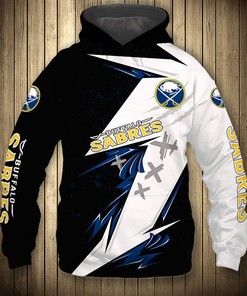 Buffalo Sabres Hoodie 3D Thunder Design Pullover Nhl