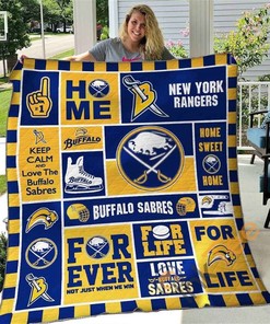 Buffalo Sabres Quilt Blanket Bedding Set