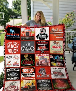 Built Like A Mack Truck Quilt Blanket Bedding Set