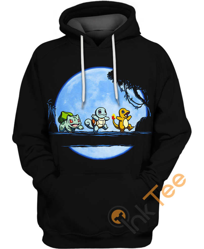 Bulbasaur Charmander Squirtle Hoodie 3D