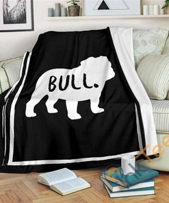 Bull Sherpa Fleece Blanket Gifts for Family, for Couple