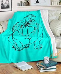 Bull With Attitude Sherpa Fleece Blanket Gifts for Family, for Couple