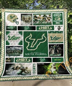 Bulls Unite Usf Quilt Blanket Bedding Set